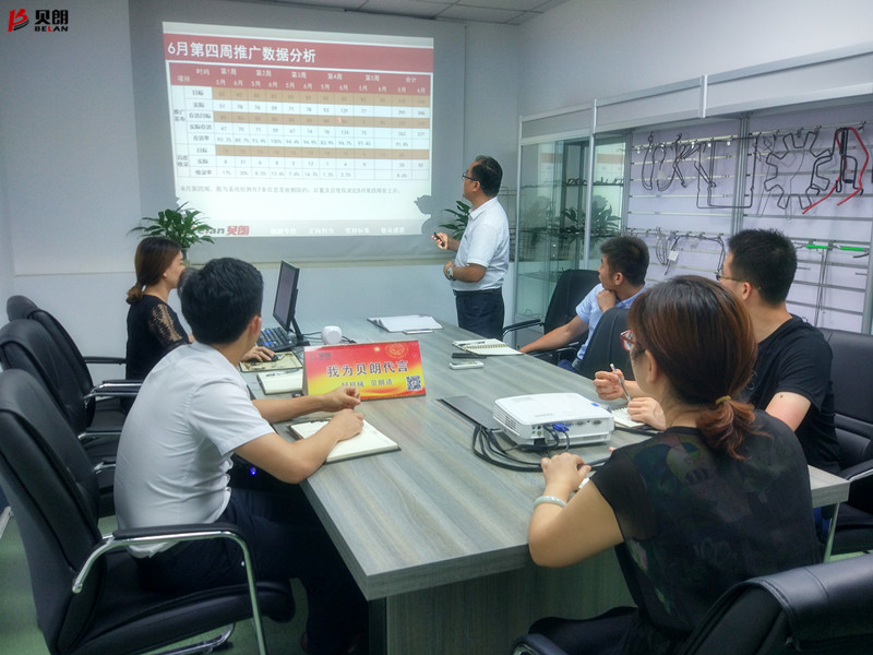 總結工作，計劃未來——貝朗鐵絲成型機員工周例會